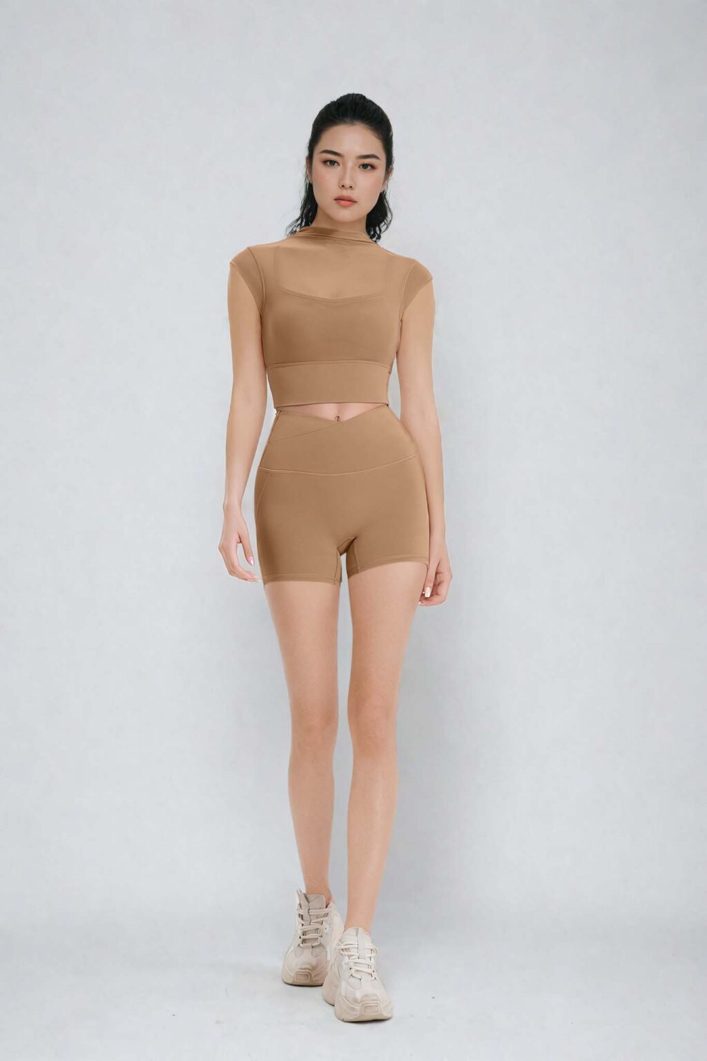 Hana Zen 선 – Dust Coloured High Shorts