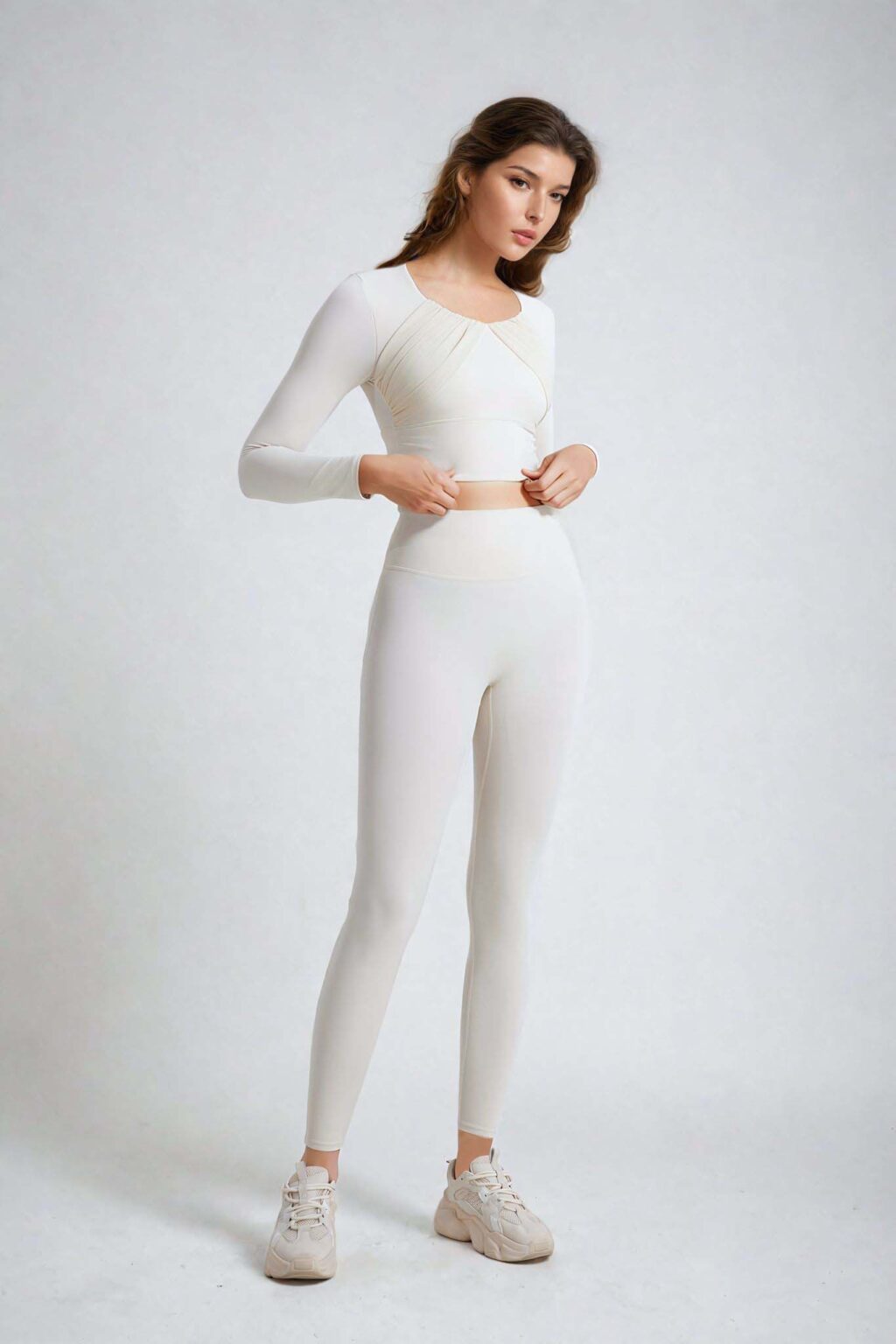 Hana Line 선 – Pearl Coloured Leggings