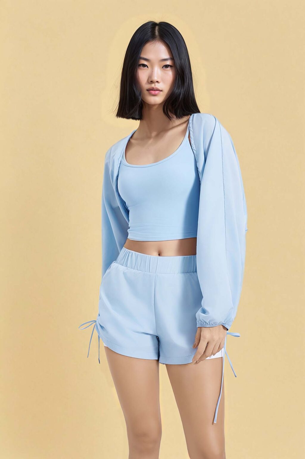 Hana Zenith 정점 – Baby Blue Coloured Jacket