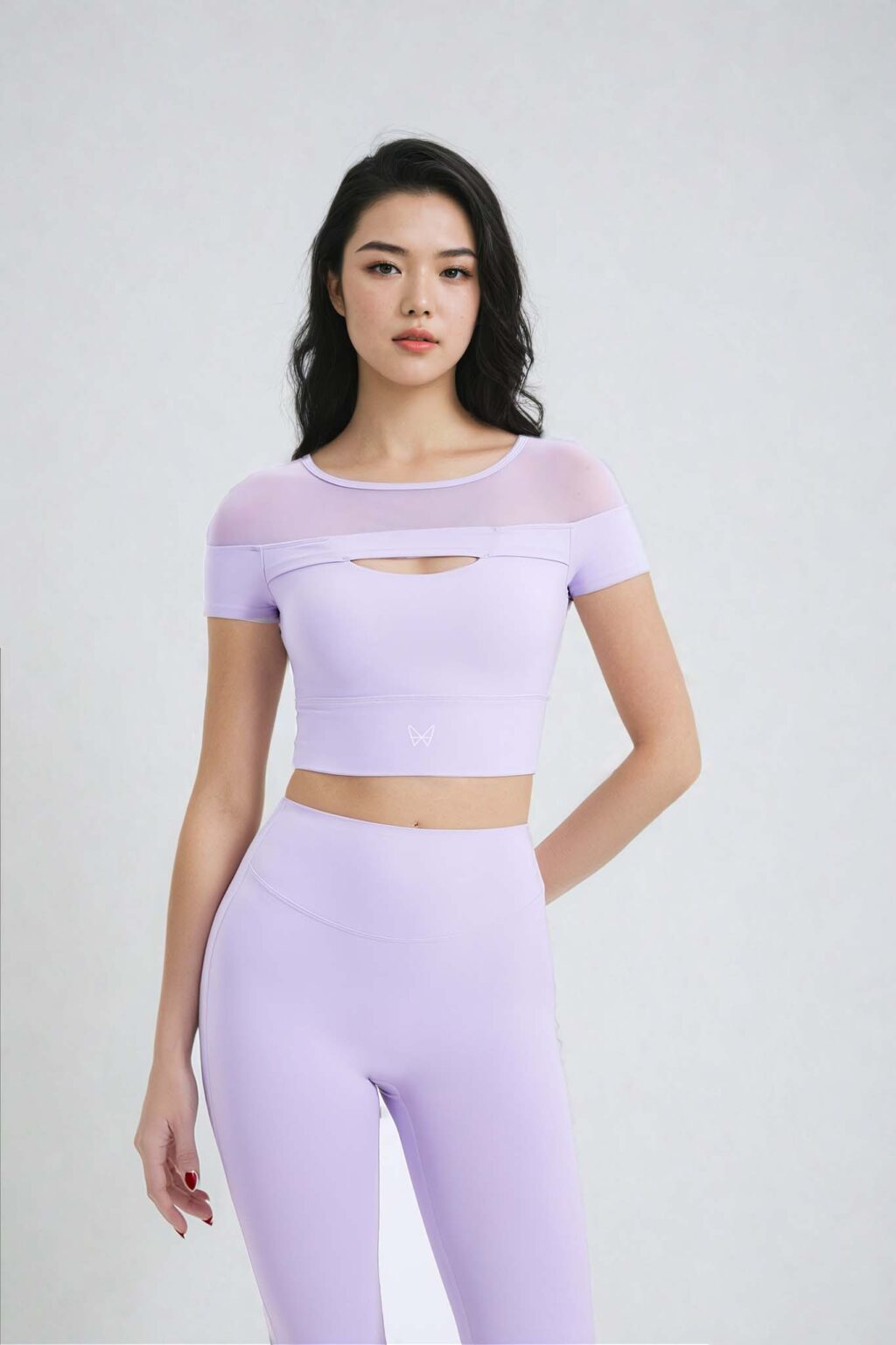 Hana Poise 침착함 – Lavender Coloured Elegant Top