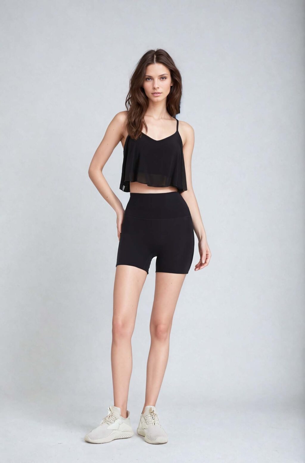 Hana Radiant 빛나는 – Charcoal Coloured High Shorts