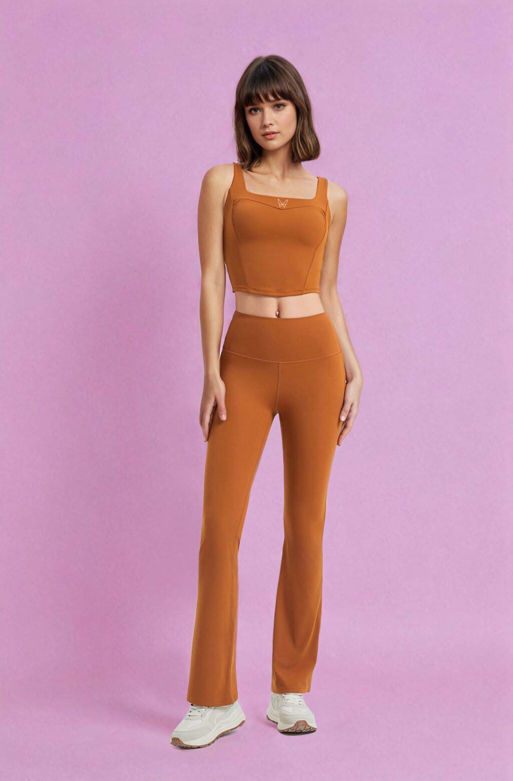 Hana Flow 흐름 – Caramel Coloured Boot Leggings