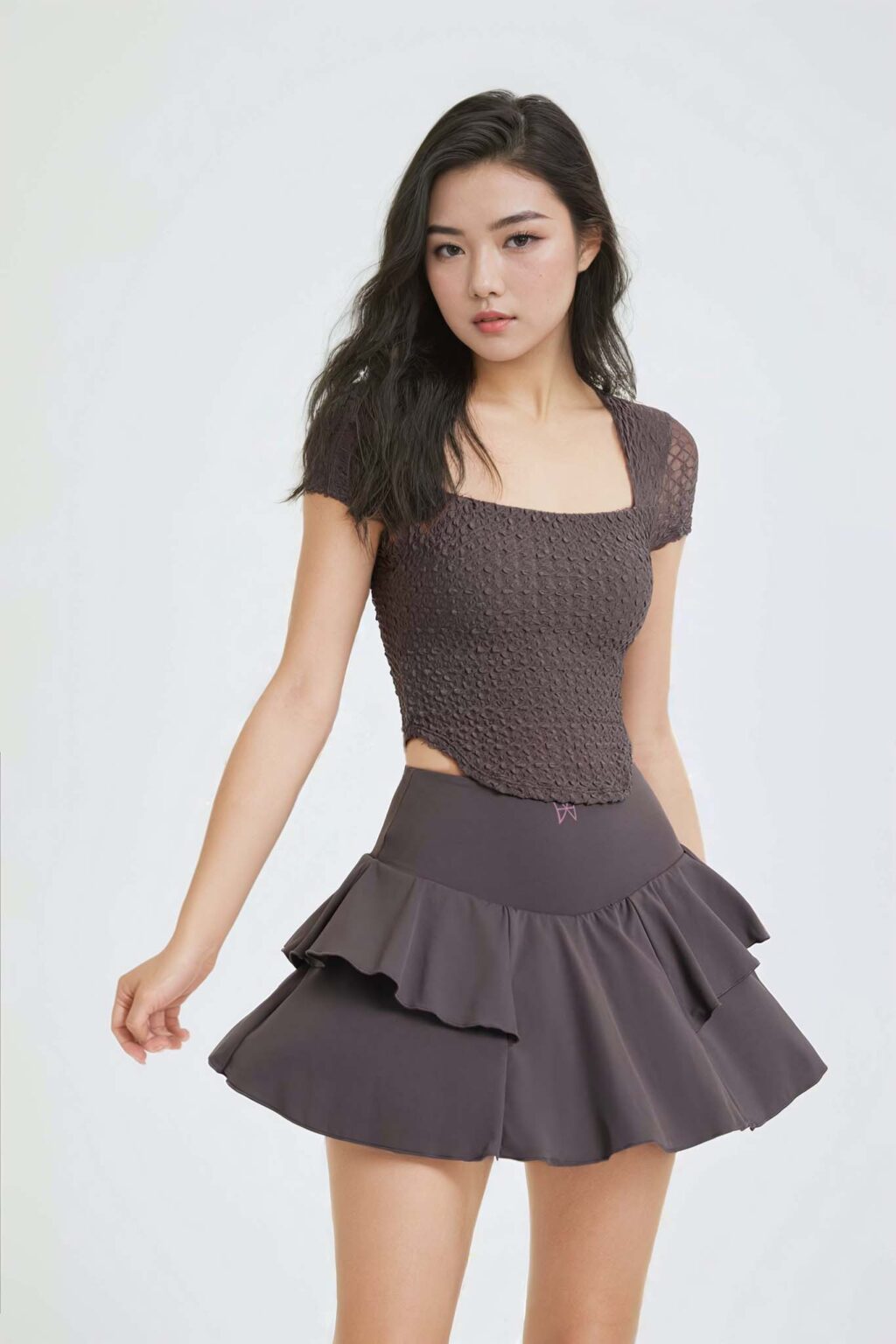 Hana Shadow 그림자 – Ash Coloured Skirt