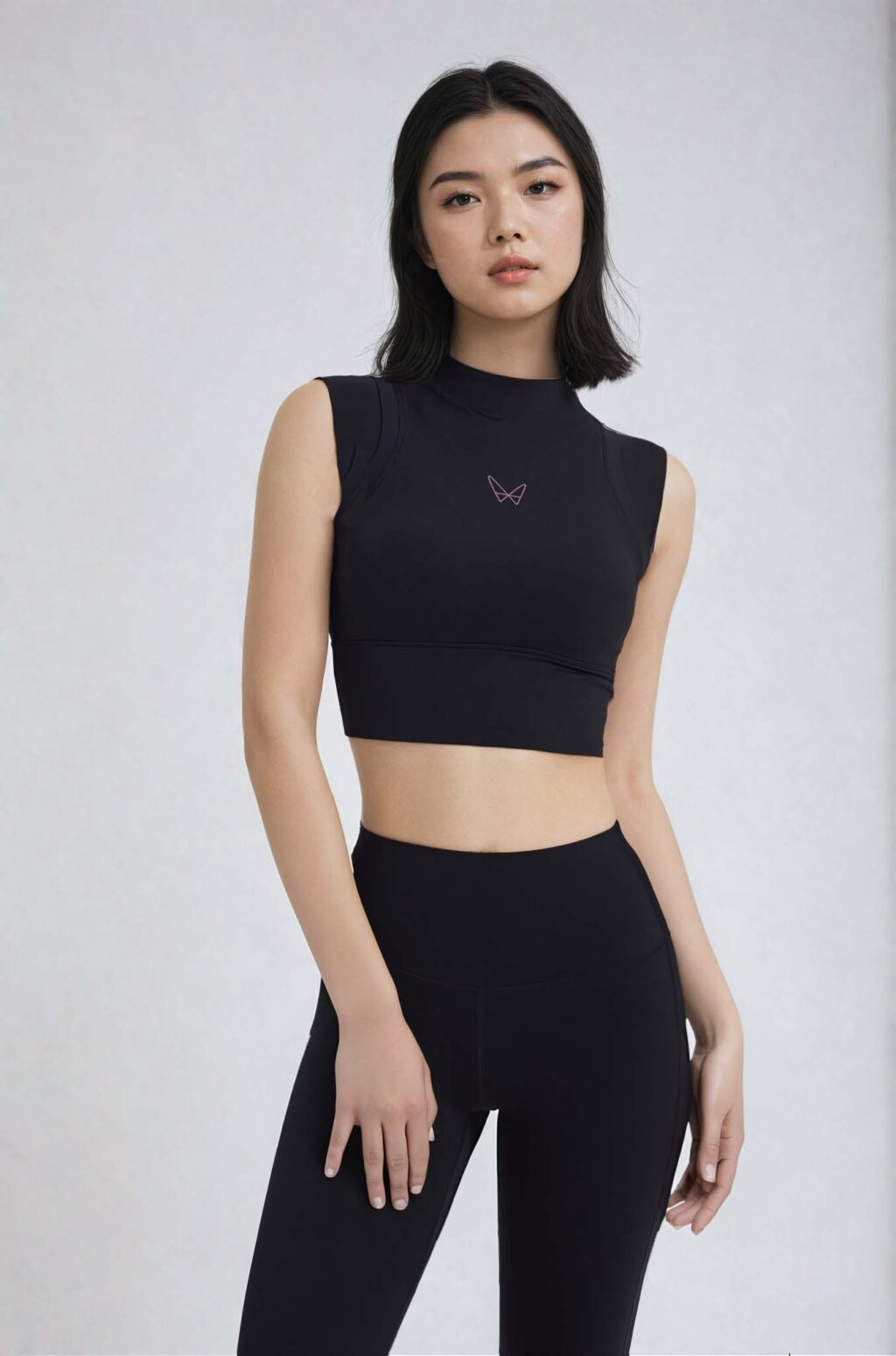 Hana Seraphic 천사의 – Charcoal Coloured Elegant Top