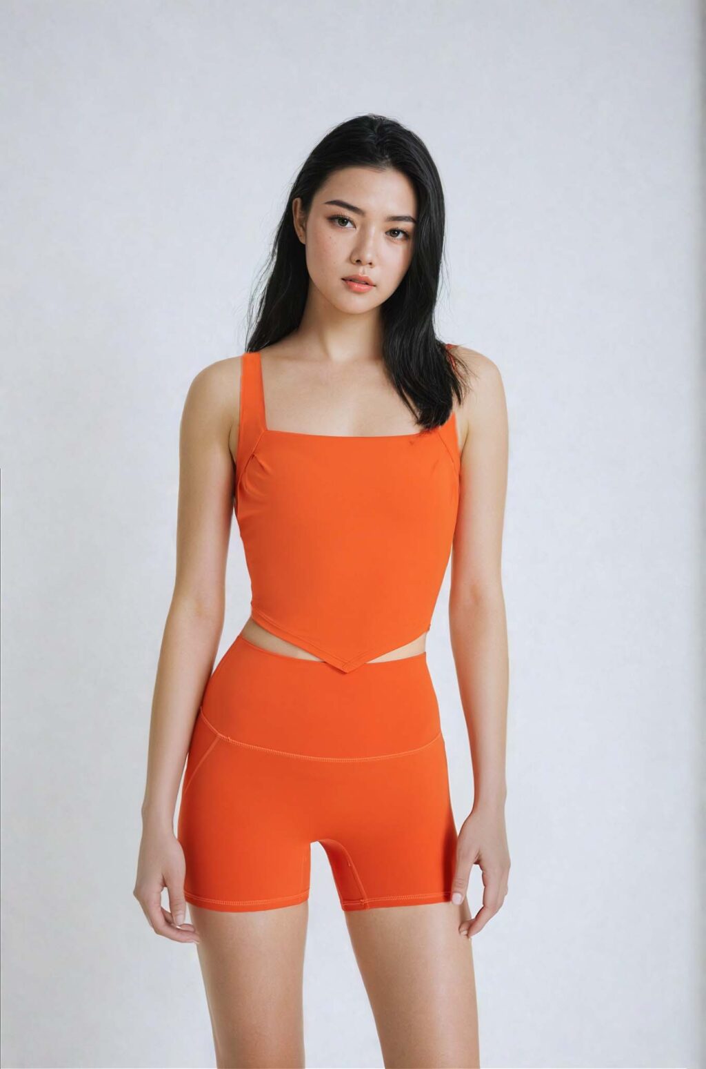 Hana Celestial 천상의 – Pumpkin Coloured Elegant Top