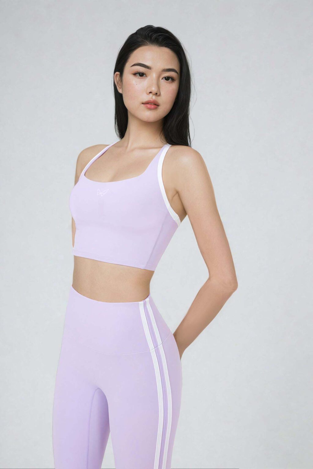 Hana Sleek Top 매끄러운 – Lavender Coloured Elegant Top