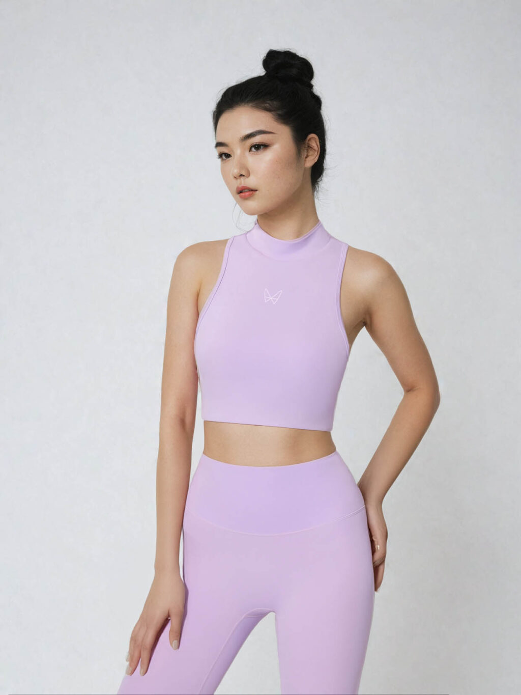 Hana Amour 아무르 탑 Lavender Coloured Top