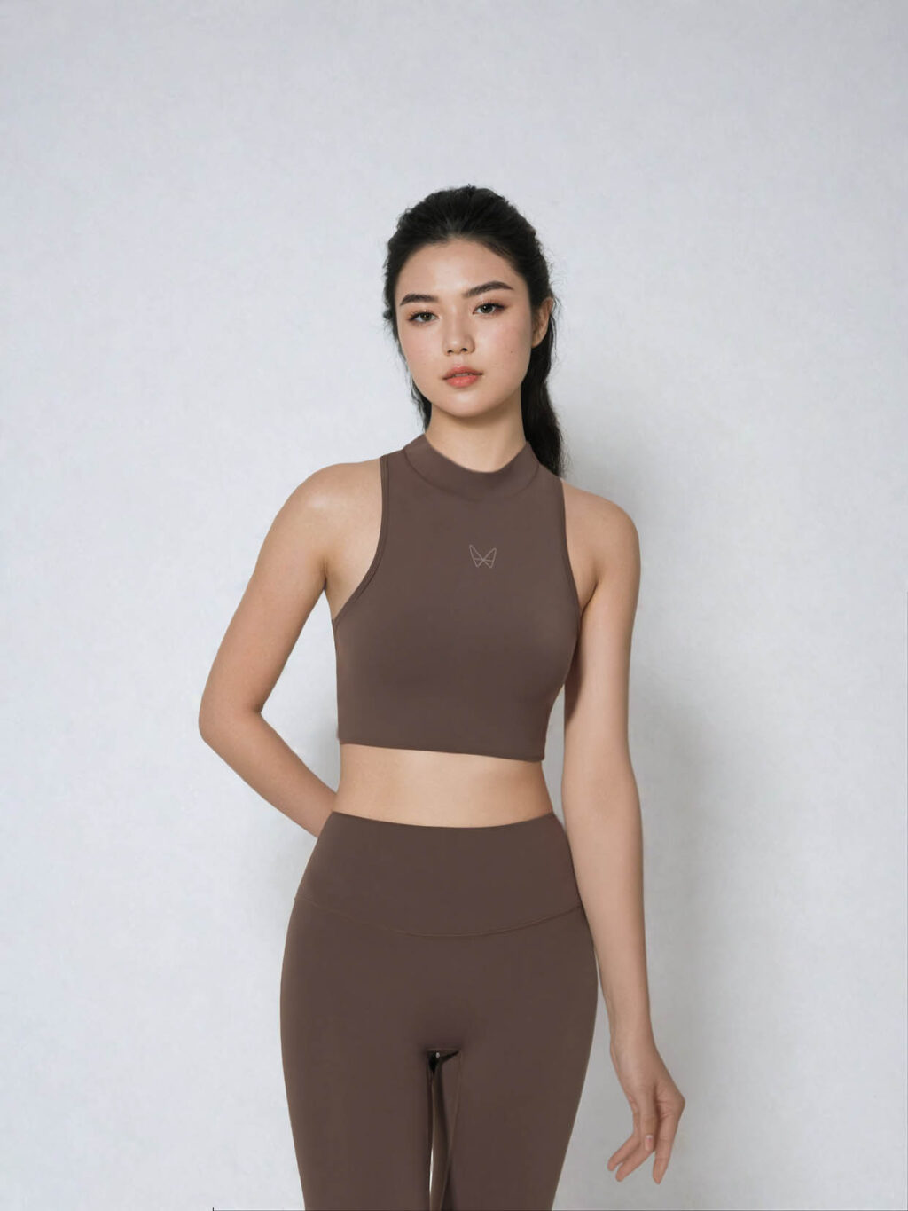 Hana Amour 아무르 탑 Ash Coloured Top