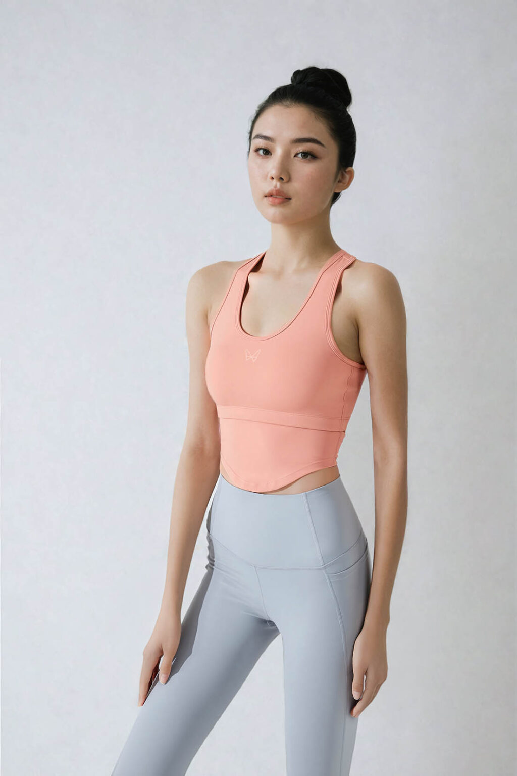 Hana Eternal 이터널 탑 Peach Coloured Top