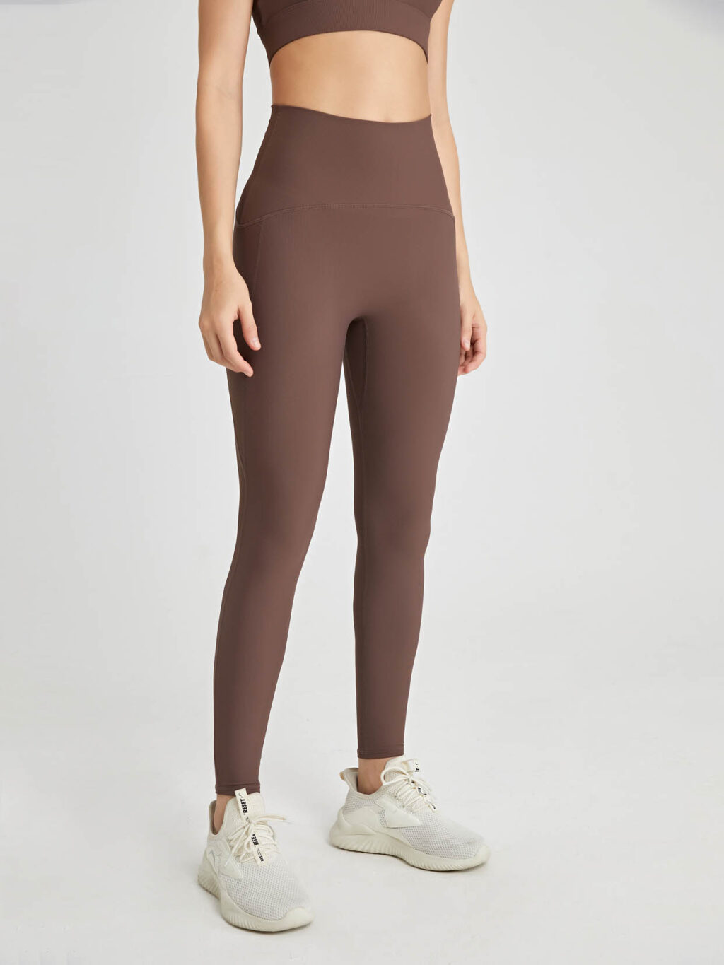 Hana Glide 글라이드 레깅스 – Walnut Coloured Leggings