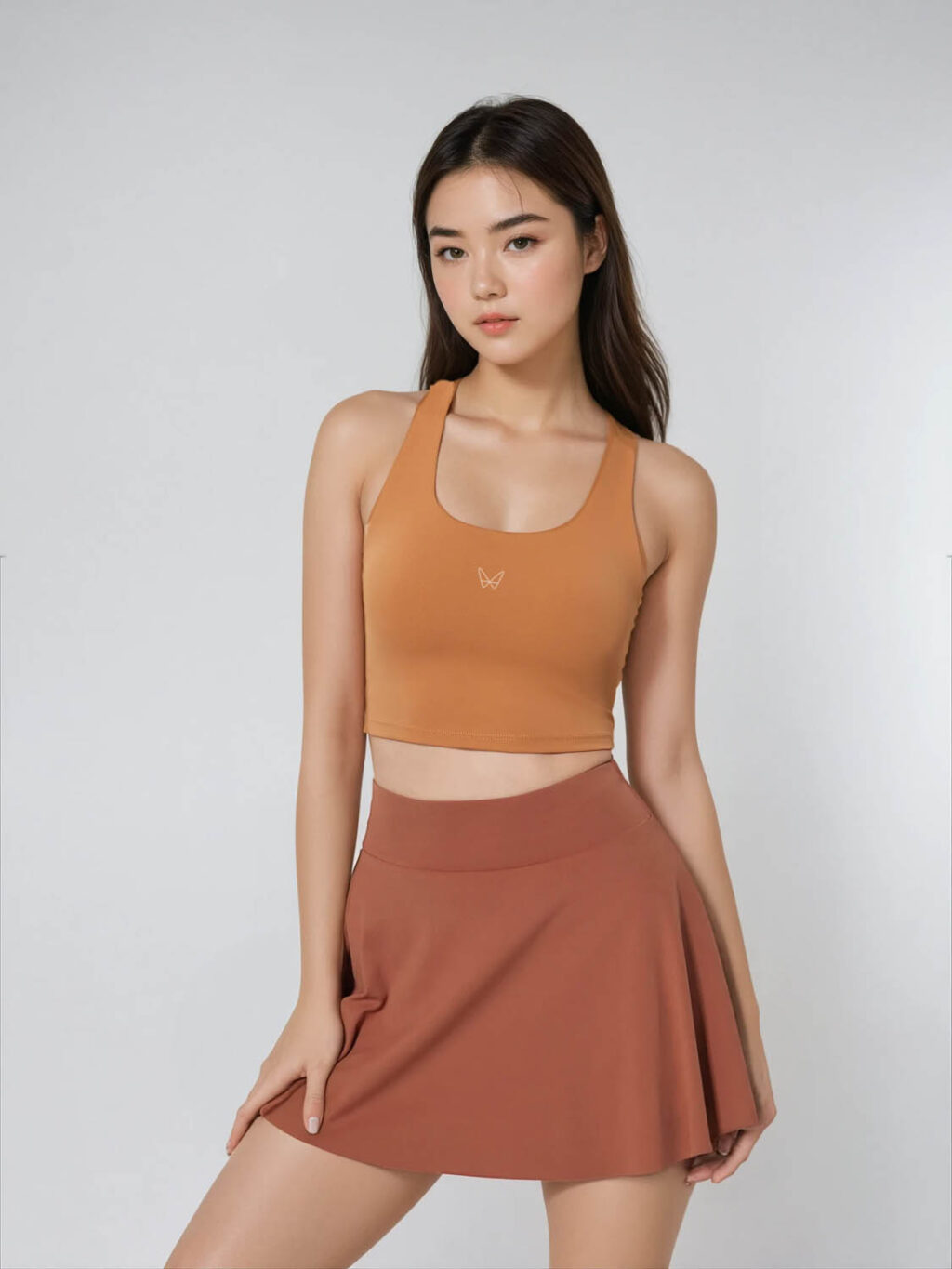 Hana AetherFlow 에테르 플로우 Caramel Coloured Top