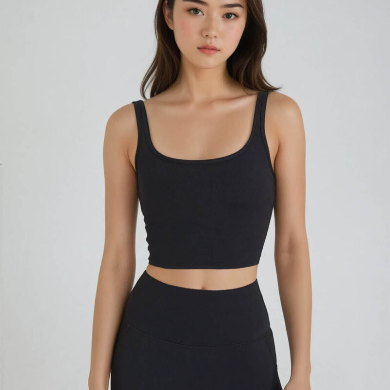 Hana Lumea 루메아 Charcoal Coloured Top