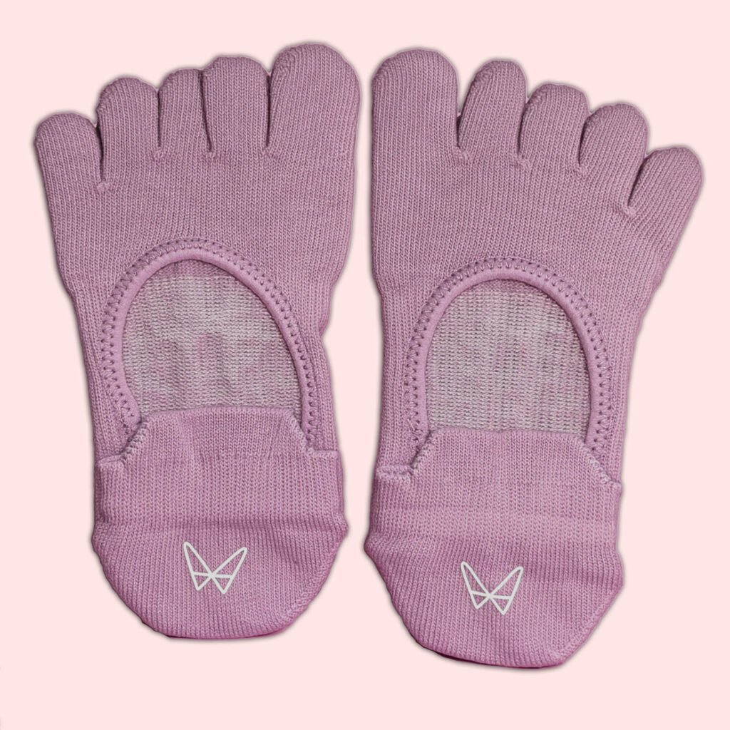 5 Toe Bloom Garden Socks