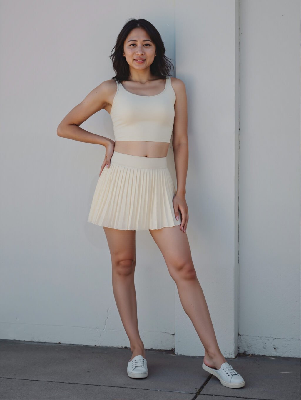 Hana Ballerina 발레리나 Ivory Coloured Top