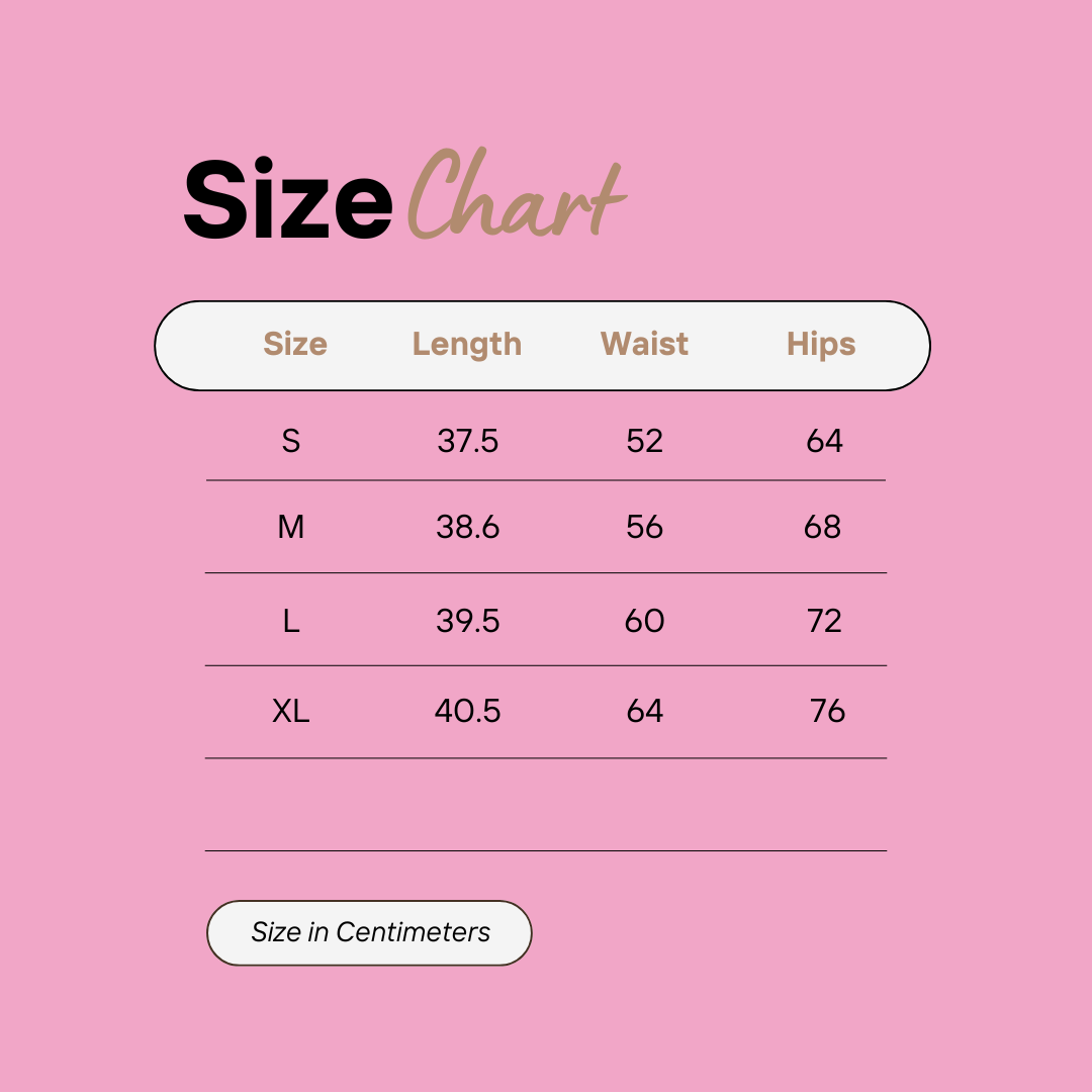 Grey Modern Size Chart Instagram Post